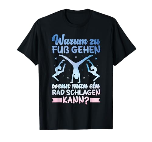 Gymnastik Mädchen Turnen Akrobatik Kunstturnen Mädchen T-Shirt von Turnen Gymnastik Turnerin Geschenk