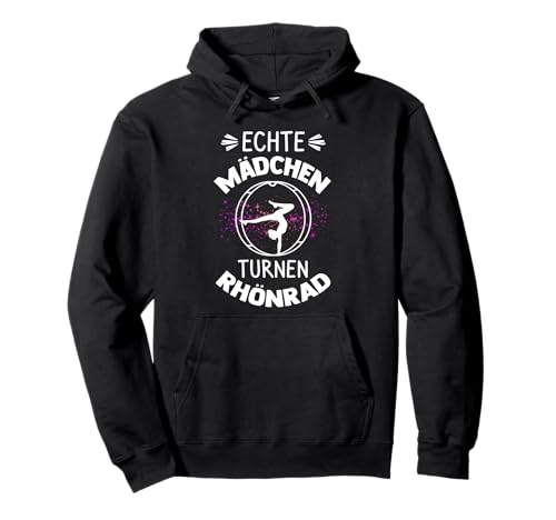 Echte Mädchen Turnen Rhönrad Gymnsatik Sport Turnfans Pullover Hoodie von Turnen Rhönrad Gymnastik Bekleidung & Designs