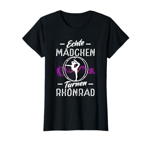 Echte Mädchen Turnen Rhönrad Gymnsatik Sport Turnfans T-Shirt von Turnen Rhönrad Gymnastik Bekleidung & Designs