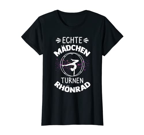Echte Mädchen Turnen Rhönrad Gymnsatik Sport Turnfans T-Shirt Echte Mädchen Turnen Rhönrad Gymnsatik Sport Turnfans T-Shirt von Turnen Rhönrad Gymnastik Bekleidung & Designs