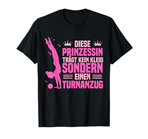 Kunstturnen Gymnastik Turnerin Turnen Mädchen Akrobatik T-Shirt von Turnen und Gymnastik Geschenke Kinder Frau Mädchen