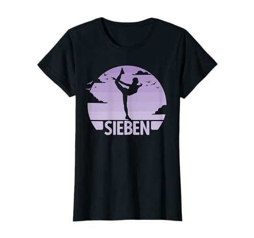7. Geburtstag Turnerin Tänzerin 7 Jahre Mädchen Turnen T-Shirt von Turnen und Tanzen Geschenke Mädchen Geburtstag