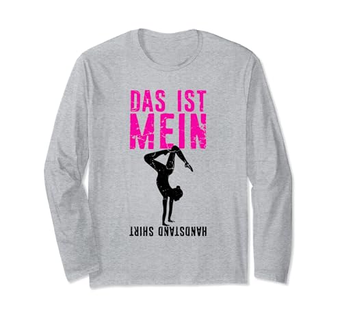 Geräteturnen Mädchen Turnen Akrobatik Handstand Geschenk Langarmshirt von Turner & Turnerin Handstand Kunstturnen Shirts