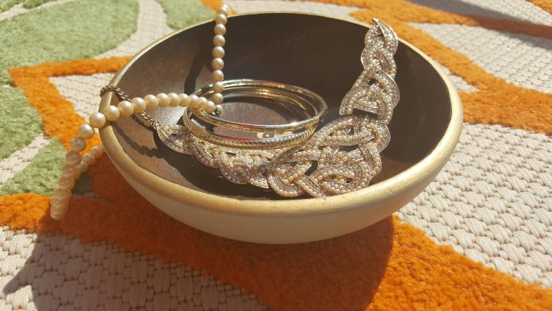 Holzschale Schmuck Dish - Ringschale Hochmoderne Organisation Wohnkultur Schlafzimmer Dekor von TurnerTurnsitARound