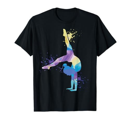 Turnen Gymnastik Turner Akrobatik Kunstturnen Mädchen T-Shirt von Turnerin Akrobatik Gymnastik Turnen
