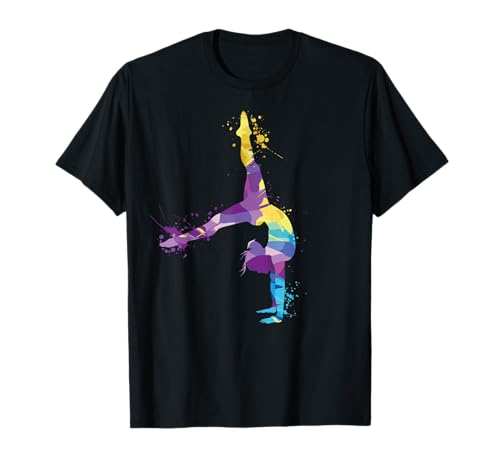 Turnen Gymnastik Turner Kunstturnen Akrobatik Mädchen T-Shirt von Turnerin Akrobatik Gymnastik Turnen