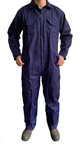 Turners Arbeitsoverall für Herren, Arbeitsoverall, Marineblau, für Lager, Garage, Studenten, Arbeitskleidung, navy, XXL Turners Arbeitsoverall für Herren, Arbeitsoverall, Marineblau, für Lager, Garage, Studenten, Arbeitskleidung, navy, XXL von Turners