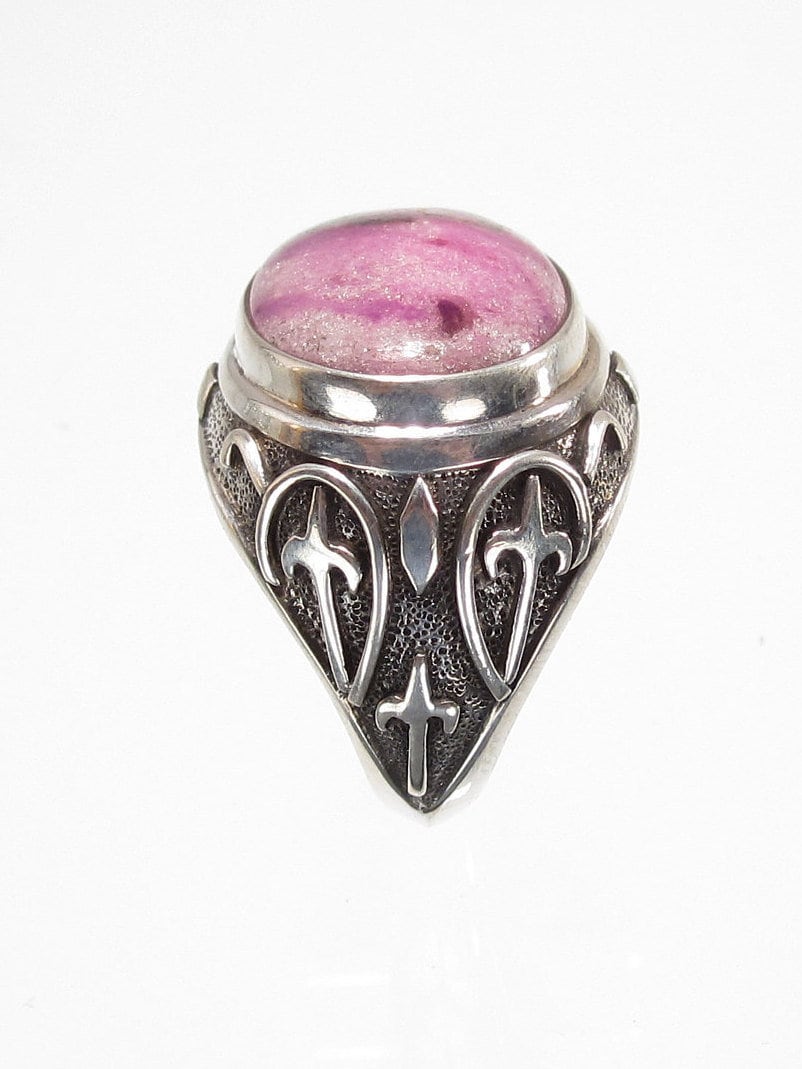 Sugilite Aussage Ring, Natürliche Unbehandelte Gel Edelstein, Massive Silber Handgefertigte Schmuck-Größe 8 Sugilite Aussage Ring, Natürliche Unbehandelte Gel Edelstein, Massive Silber Handgefertigte Schmuck-Größe 8 von TurquoiseDeluxe