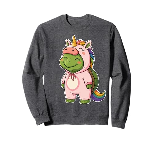 Kawaii Schildkröte im Einhorn Kostüm für Mädchen Kinder Schildkrötenliebhaber Sweatshirt Kawaii Schildkröte im Einhorn Kostüm für Mädchen Kinder Schildkrötenliebhaber Sweatshirt von Turtle In Unicorn Costume Kawaii Design