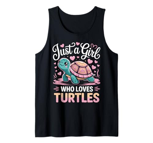 Turtle Reptile Nur EIN Mädchen, das Schildkröten liebt Tank Top von Turtle Sea Turtle Tortoise Water Turtle Turtles