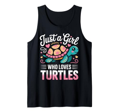 Turtle Reptile Nur EIN Mädchen, das Schildkröten liebt Tank Top von Turtle Sea Turtle Tortoise Water Turtle Turtles