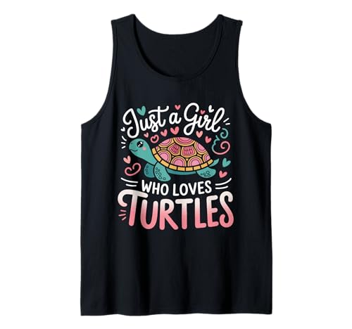 Turtle Reptile Nur EIN Mädchen, das Schildkröten liebt Tank Top von Turtle Sea Turtle Tortoise Water Turtle Turtles