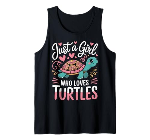 Turtle Reptile Nur EIN Mädchen, das Schildkröten liebt Tank Top von Turtle Sea Turtle Tortoise Water Turtle Turtles