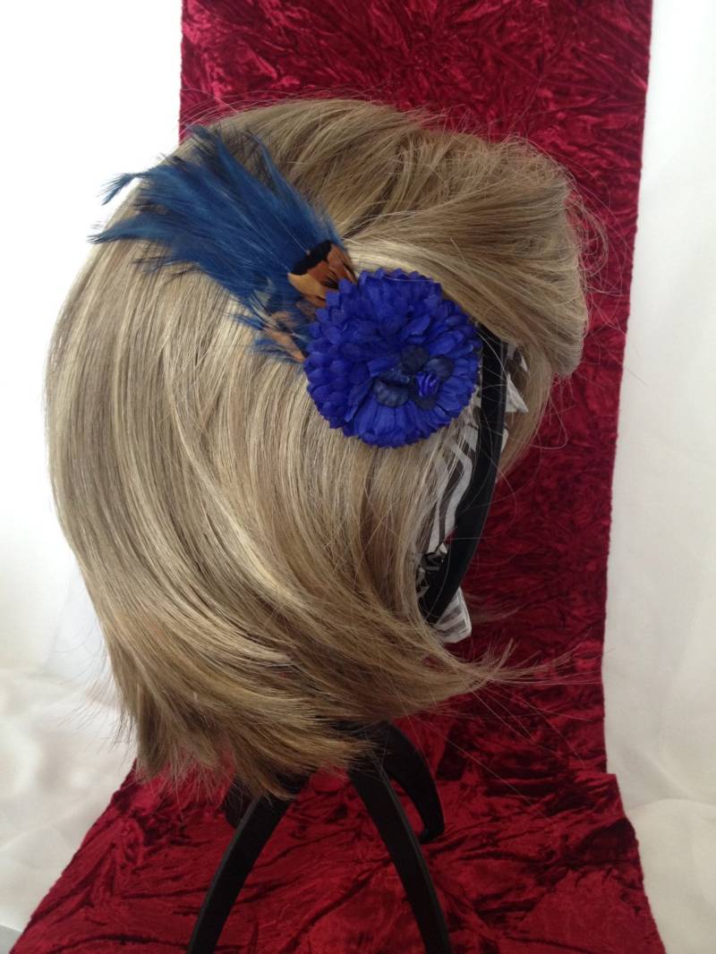 Natural Blues Flower Hair Accessory Natural Blues Flower Hair Accessory von TurtleDoveCreative