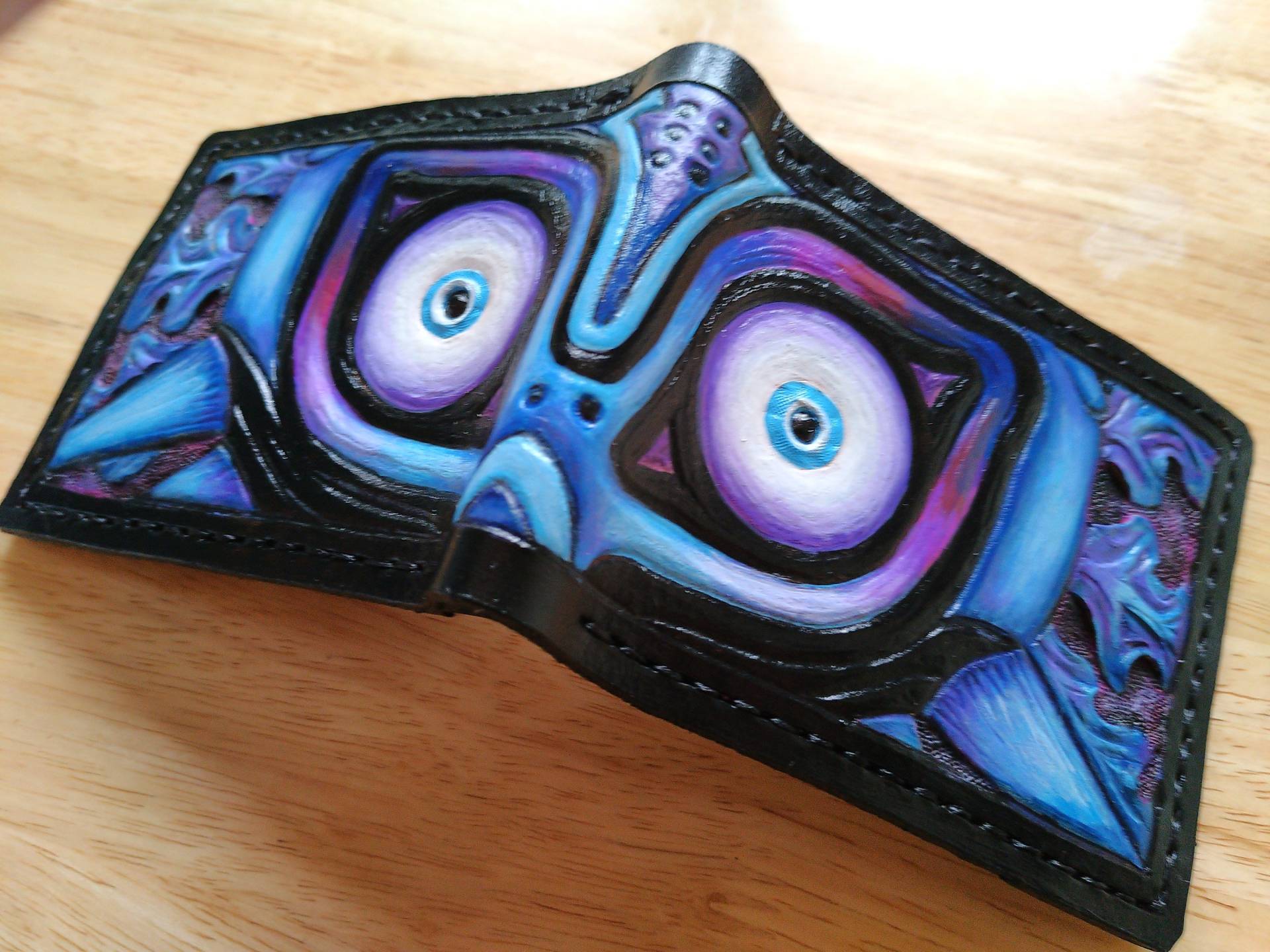 Nocturne Majora - Leder Geldbörse Handgefertigte Legend Of Zelda Link Wallet Nocturne Majora - Leder Geldbörse Handgefertigte Legend Of Zelda Link Wallet von TurtleVillageKraft