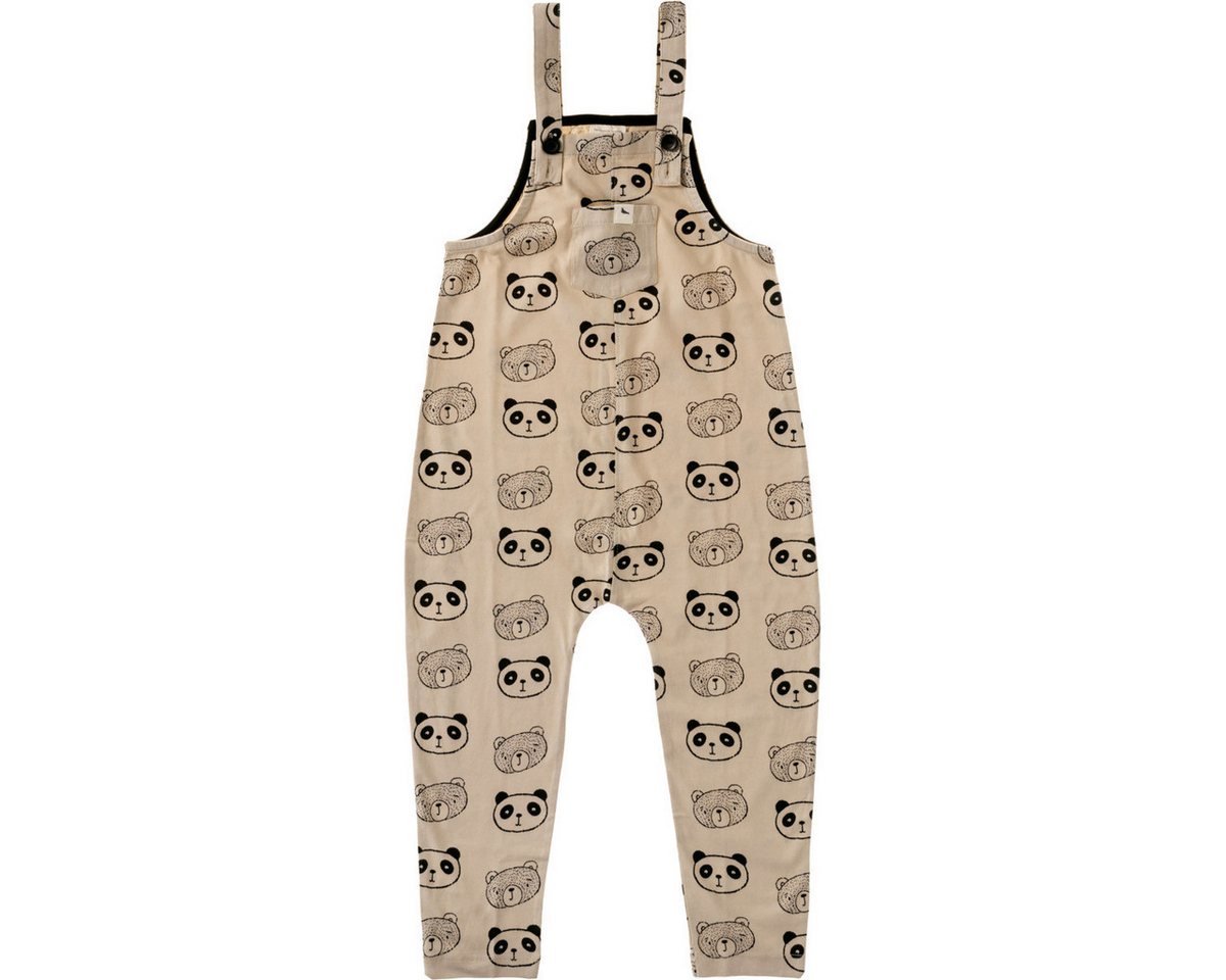 Turtledove London Latzhose Panda Unisex Kinder (1-tlg) Hose, Latz, Trägerhose, Overall, Jumpsuit von Turtledove London
