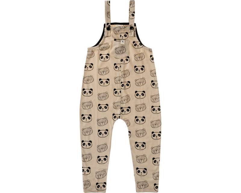 Turtledove London Latzhose Panda Unisex Kinder (1-tlg) Hose, Latz, Trägerhose, Overall, Jumpsuit von Turtledove London