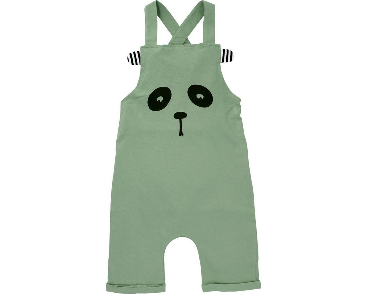 Turtledove London Latzhose Panda Unisex Kinder (1-tlg) Hose, Latz, Trägerhose, Overall, Jumpsuit von Turtledove London