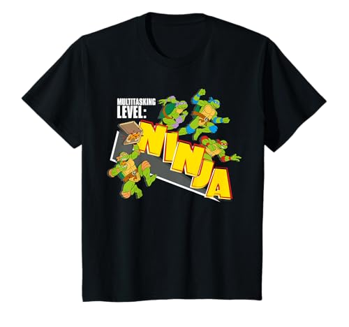 Kinder Turtles - Multitasking Level Ninja T-Shirt von Turtles