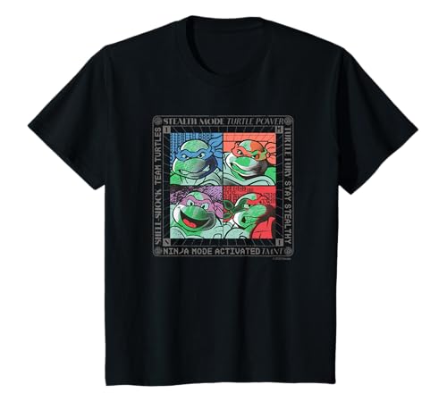 Kinder Turtles - Stealth Mode Turtle Power T-Shirt von Turtles