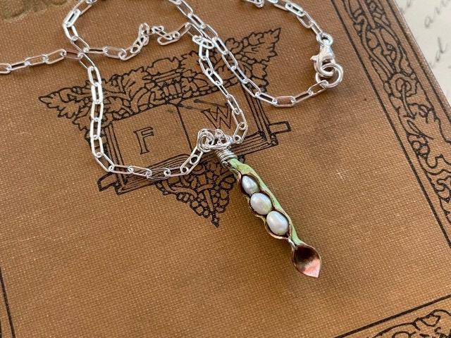 Erbsen in Einer Schote Halskette - Sterling Silber Perlenkette Geschenk Für Mama Erbsen in Einer Schote Halskette - Sterling Silber Perlenkette Geschenk Für Mama von TuscanRoad