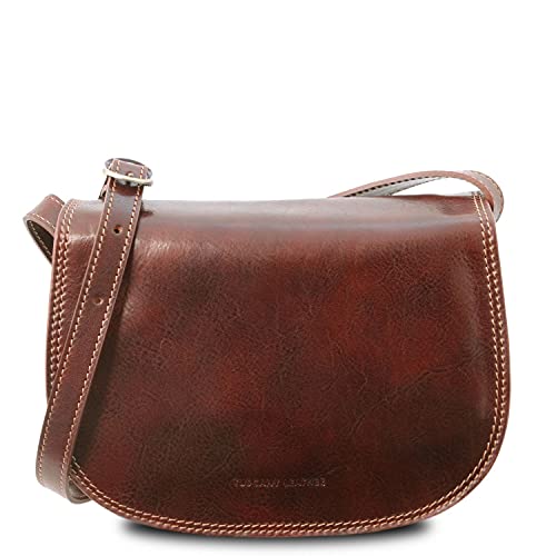 Tuscany Leather Isabella Klassische Umhängetasche aus Leder Braun von Tuscany Leather