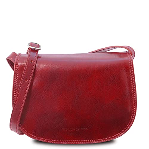 Tuscany Leather Isabella Klassische Umhängetasche aus Leder Rot von Tuscany Leather