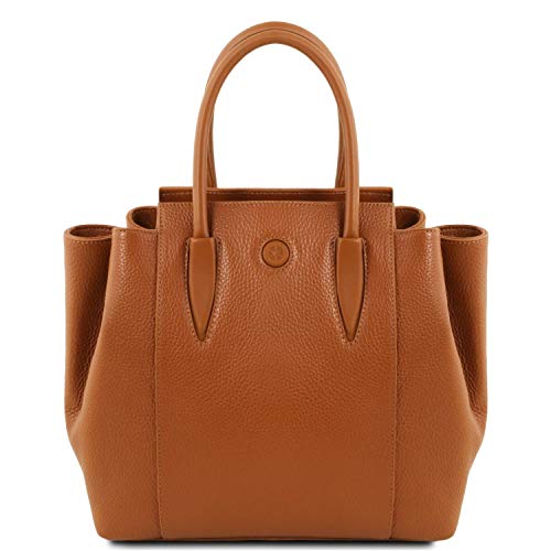 Tuscany Leather Tulipan - Ledertasche (Cognac) von Tuscany Leather