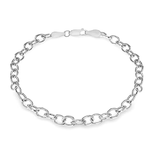 Tuscany Silver Damen Armband Sterling Silber Oval Kette 19cm/7.5zoll von Tuscany Silver