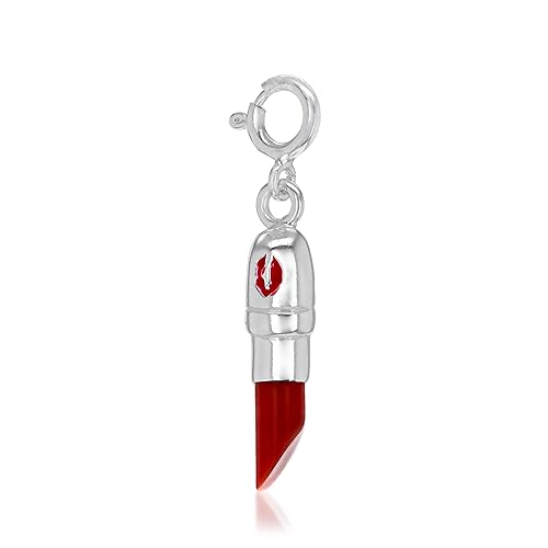 Tuscany Silver Damen Charm Sterling Silber Rot Lippenstift von Tuscany Silver