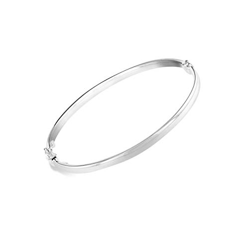 Tuscany Silver Damen-Armreif rechteckiges Rohr schmal schlicht poliert 4mm von Tuscany Silver