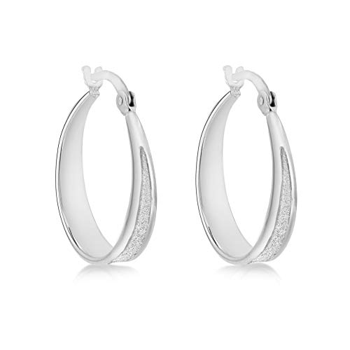 Tuscany Silver Damen Creole 925 Sterlingsilber Silber - 8.51.1939 von Tuscany Silver