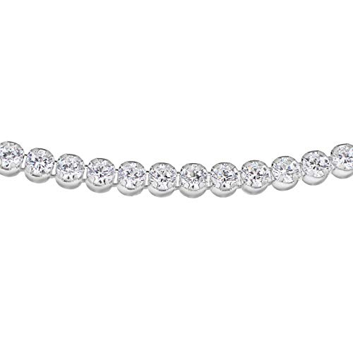 Tuscany Silver Damen Kette ohne Anhänger 925 Sterlingsilber Silber Rund zirkonia - 8.19.7474 von Tuscany Silver