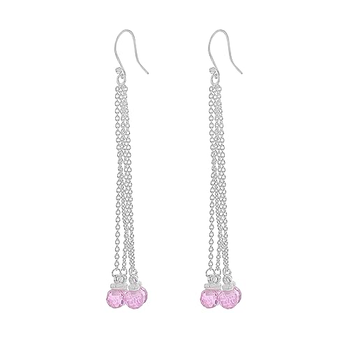 Tuscany Silver Damen Ohrhänger Sterling Silber Kristall von Tuscany Silver