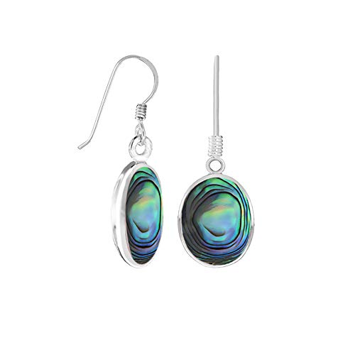 Tuscany Silver Damen-Ohrringe Oval Pava Shell Drop - 8.58.1669 von Tuscany Silver
