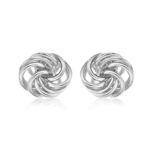 Tuscany Silver Damen-Ohrstecker 9mmx11mm Knot 925 Silber 1.63 cm - 8.55.8529 von Tuscany Silver