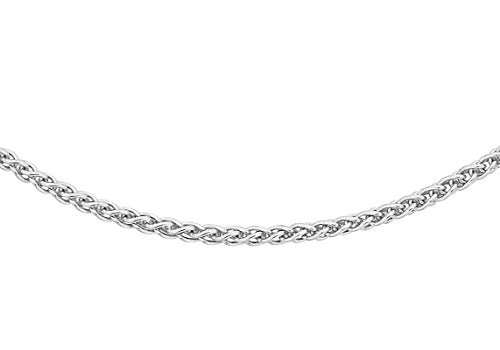 Tuscany Silver Damen Sterling Silber 1 mm Spiga Halskette 46 cm / 18 zoll von Tuscany Silver