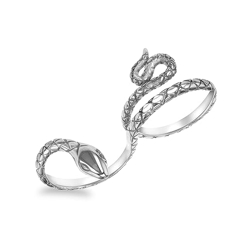 Tuscany Silver Damen Zehenring Rhodiniert Sterling Silber Doppelt Schlange von Tuscany Silver