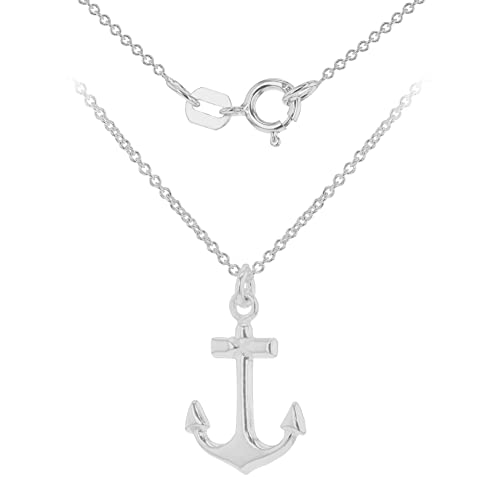 Tuscany Silver Kette Mit Anhänger Sterling Silber Anker 46cm/18' von Tuscany Silver