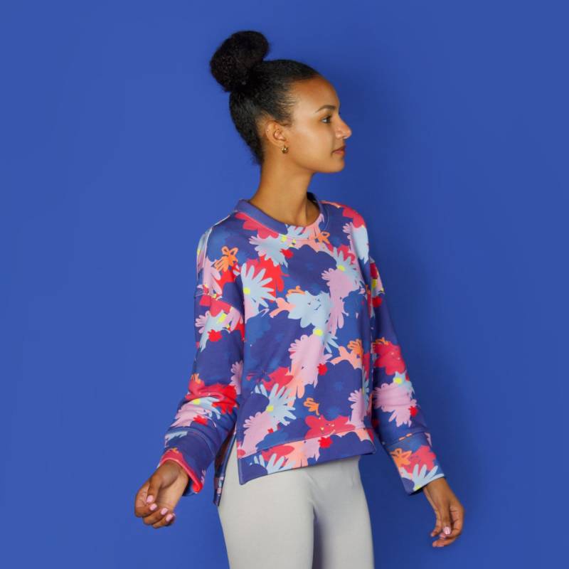 Edith Crewneck Mit Flower Bash von TuschandSnuggle