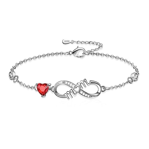 Tusuzik Muttertagsgeschenk Mama Armband Muttertag Geschenk Muttertagsgeschenk Armband Damen Silber 925 Geschenk für Mama Mutter von Tusuzik