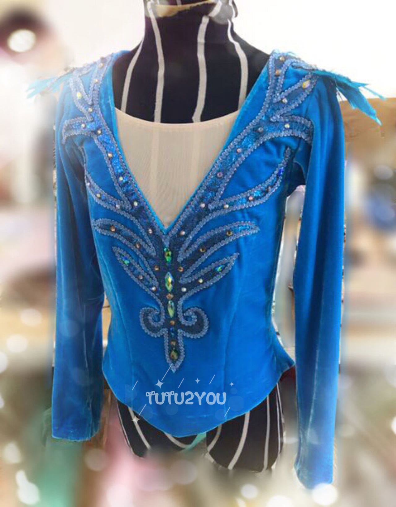 Blauer Vogel Männliche Sernen Kostüm Blauer Vogel Männliche Sernen Kostüm von Tutu2YouBoutique