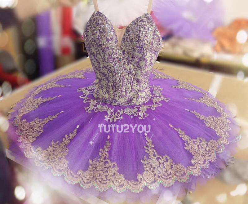P-004 Professional Ballett-Tutu Flieder Fee von Tutu2YouBoutique
