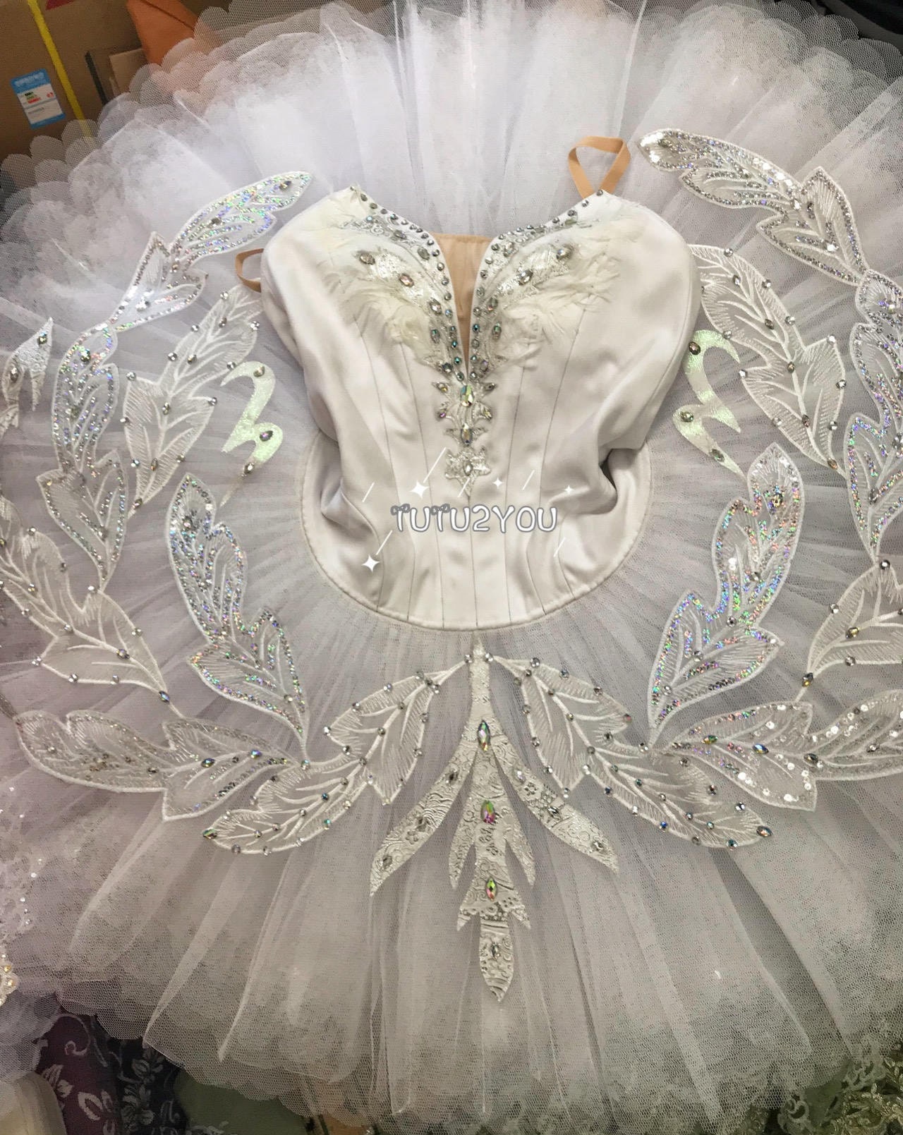 Ws-003 Weißen Schwan Feder Yagp Ws-003 Weißen Schwan Feder Yagp von Tutu2YouBoutique