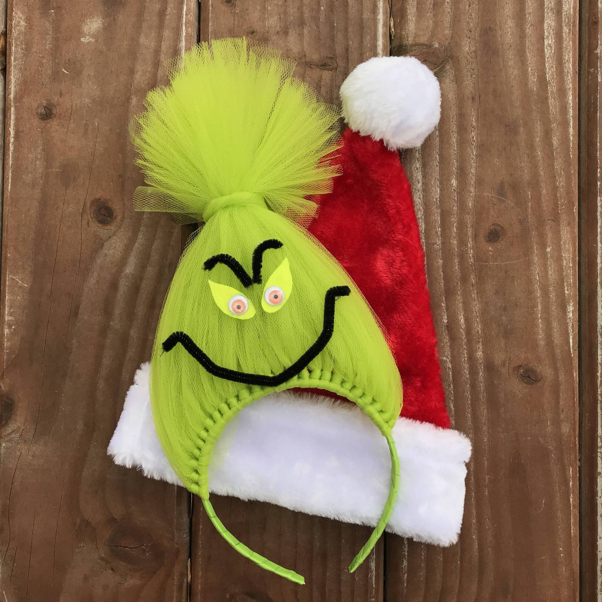 Grinch Stirnband Perücke Weihnachten Hässliche Pullover Party Urlaub Kostüm Schleife Maske Grinch Stirnband Perücke Weihnachten Hässliche Pullover Party Urlaub Kostüm Schleife Maske von TutusByJessT
