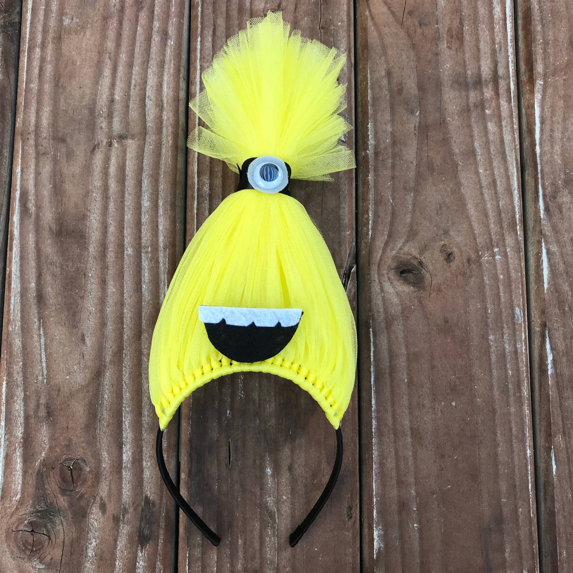 Minion Inspiriert Stirnband Minions Haar Kostüm Troll Halloween Minion Inspiriert Stirnband Minions Haar Kostüm Troll Halloween von TutusByJessT