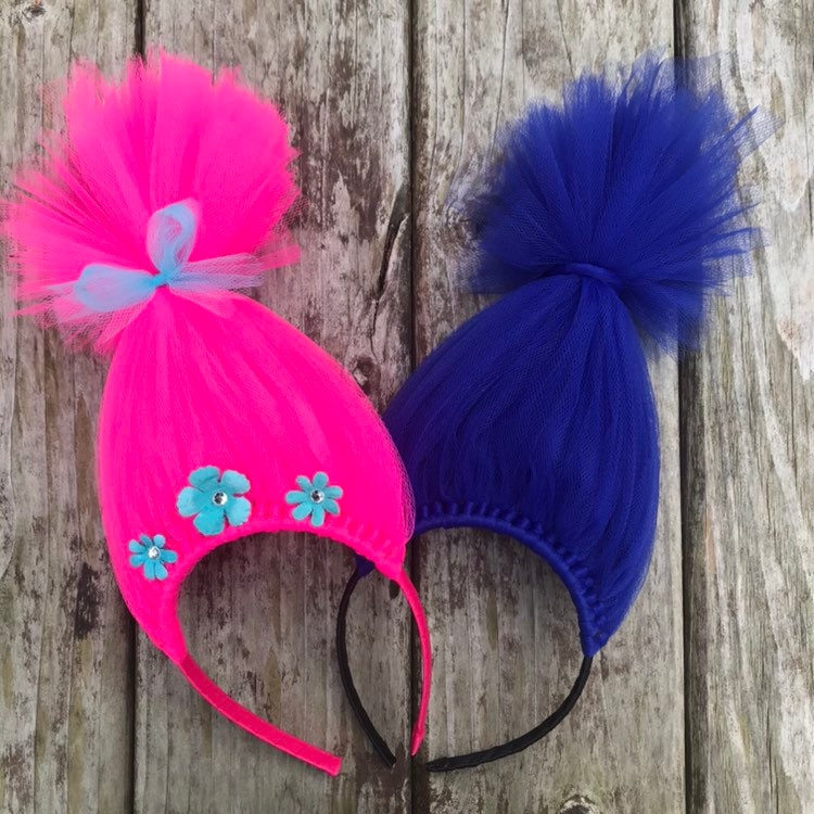 Prinzessin Mohn Und Zweig Trolle Stirnband Troll Pink Tüll Blumen Haarband Jungen Prinzessin Mohn Und Zweig Trolle Stirnband Troll Pink Tüll Blumen Haarband Jungen von TutusByJessT