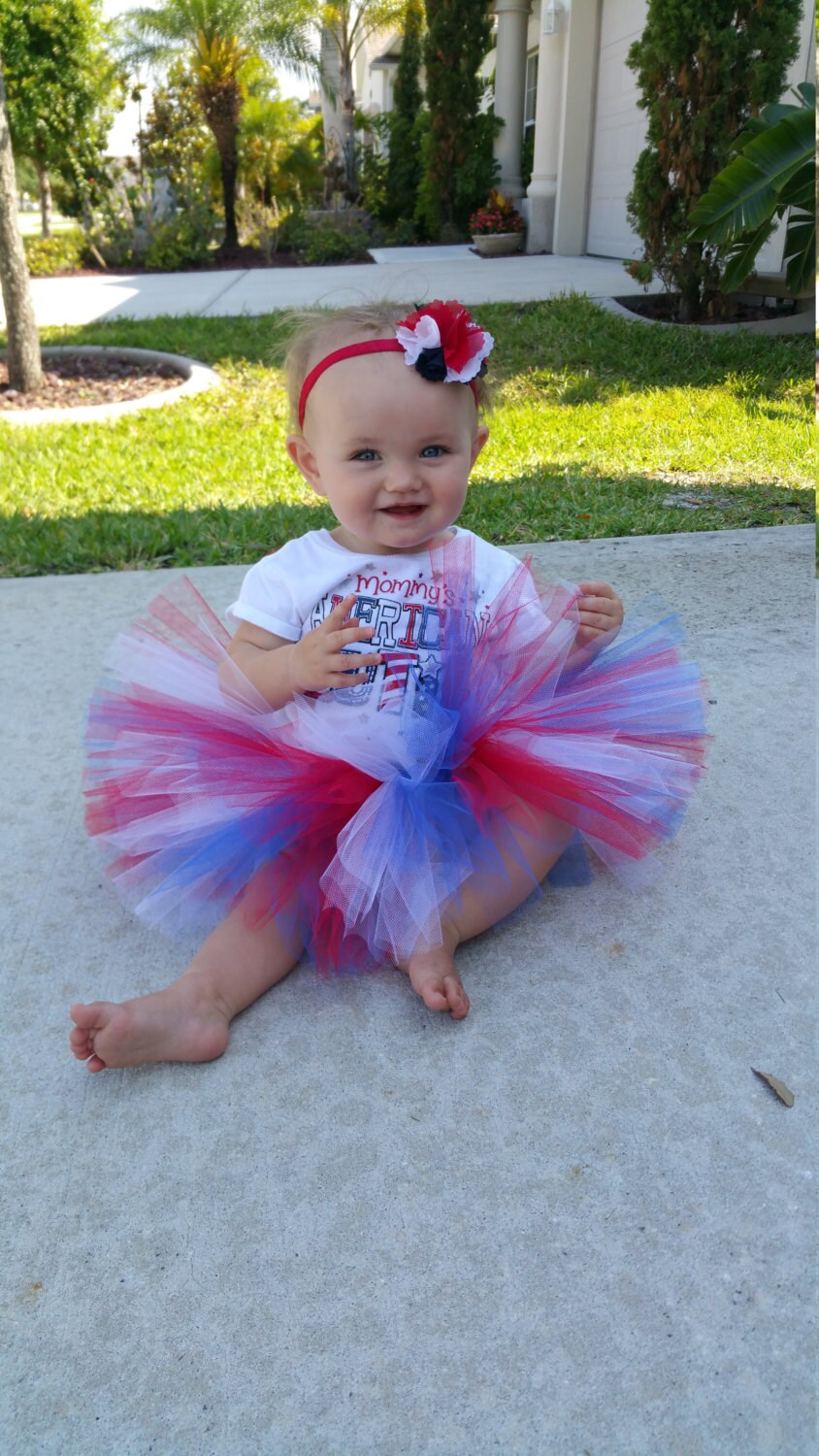 Rot, Weiß Und Blau Kleinkind Tutu Rot, Weiß Und Blau Kleinkind Tutu von TutusbyCharissa