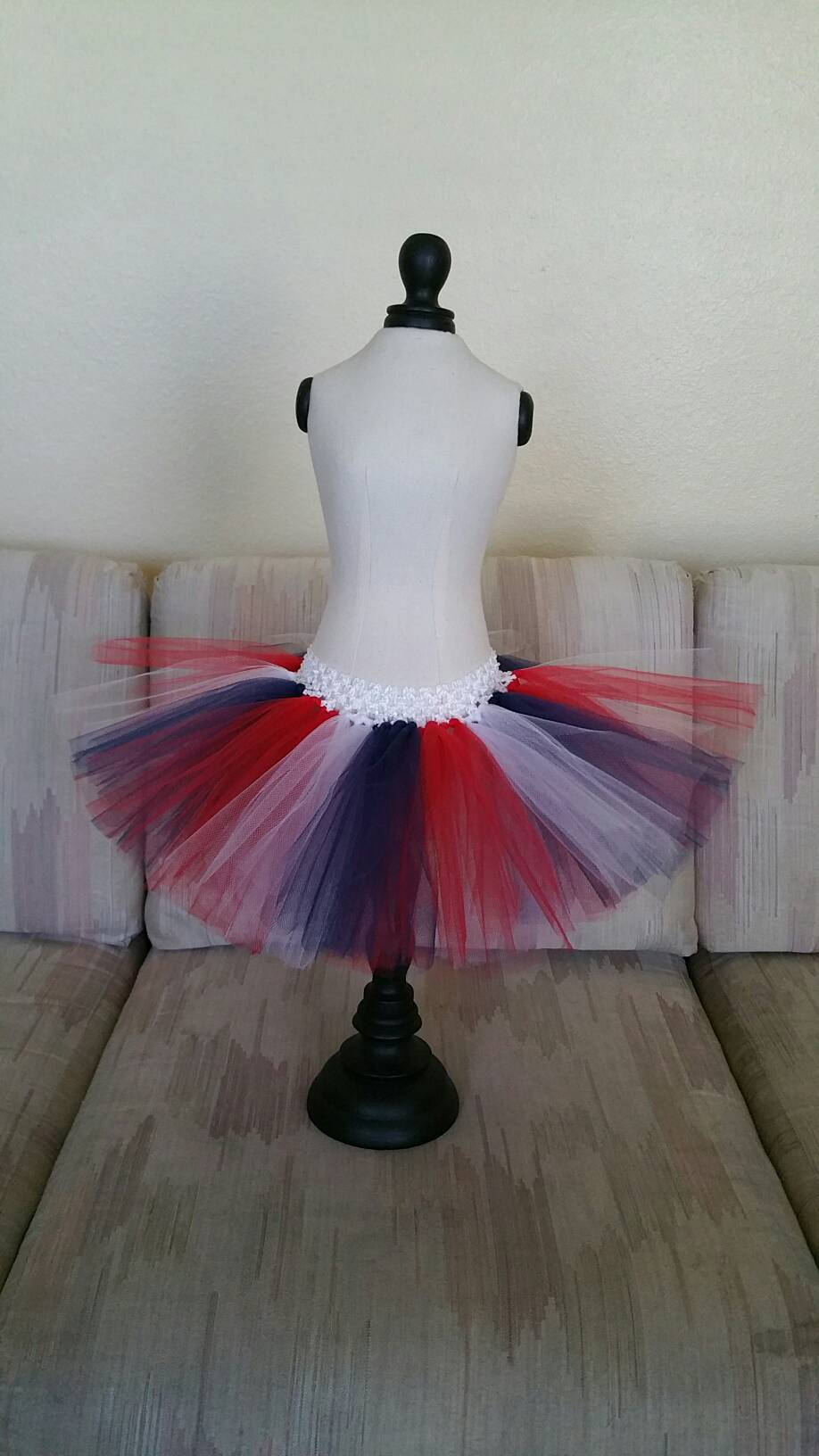 Rot, Weiß Und Marineblau Kleinkind Tutu Rot, Weiß Und Marineblau Kleinkind Tutu von TutusbyCharissa