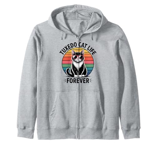 Smoking Katzenleben Männer Frauen Kinder Geschenk Kapuzenjacke Smoking Katzenleben Männer Frauen Kinder Geschenk Kapuzenjacke von Tuxedo Life Forever